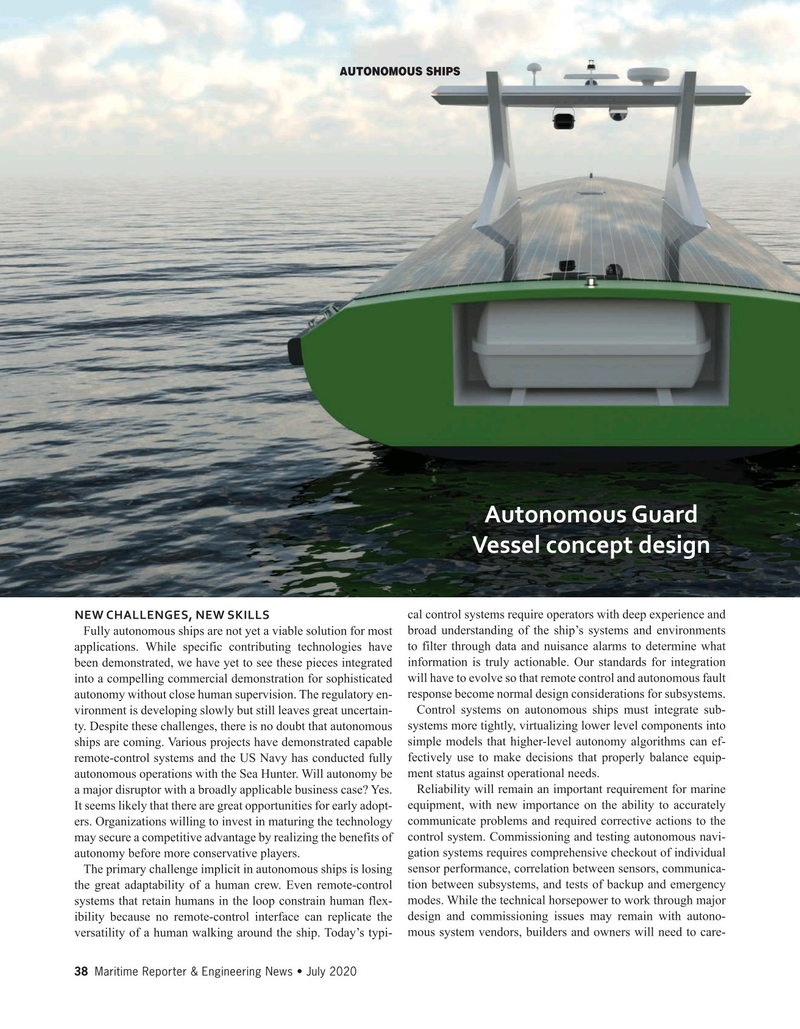Maritime Reporter Magazine, page 38,  Jul 2020