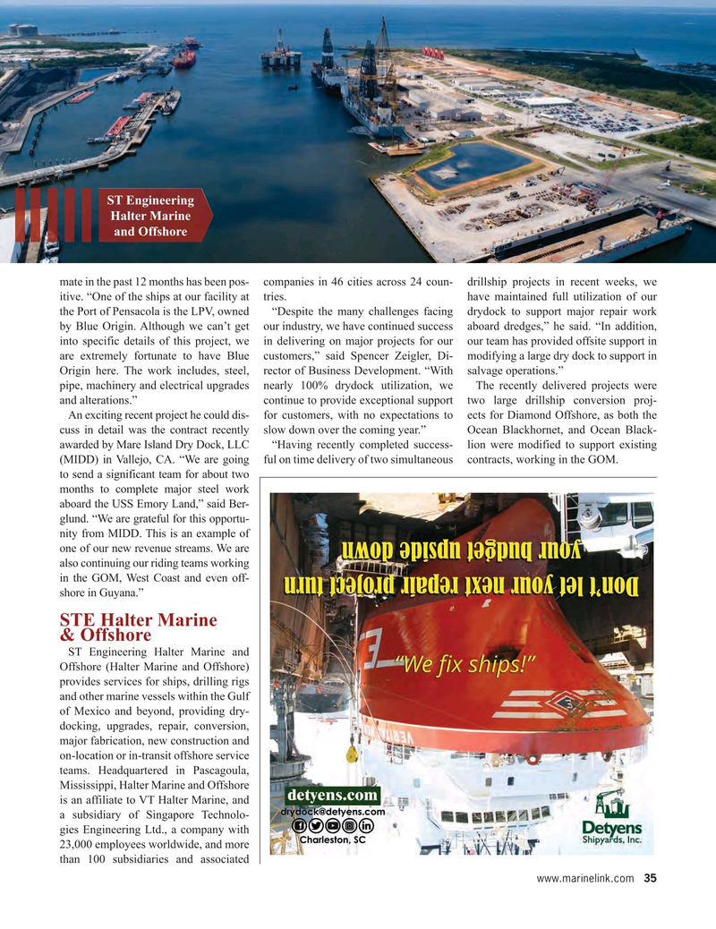 Maritime Reporter Magazine, page 35,  Aug 2020