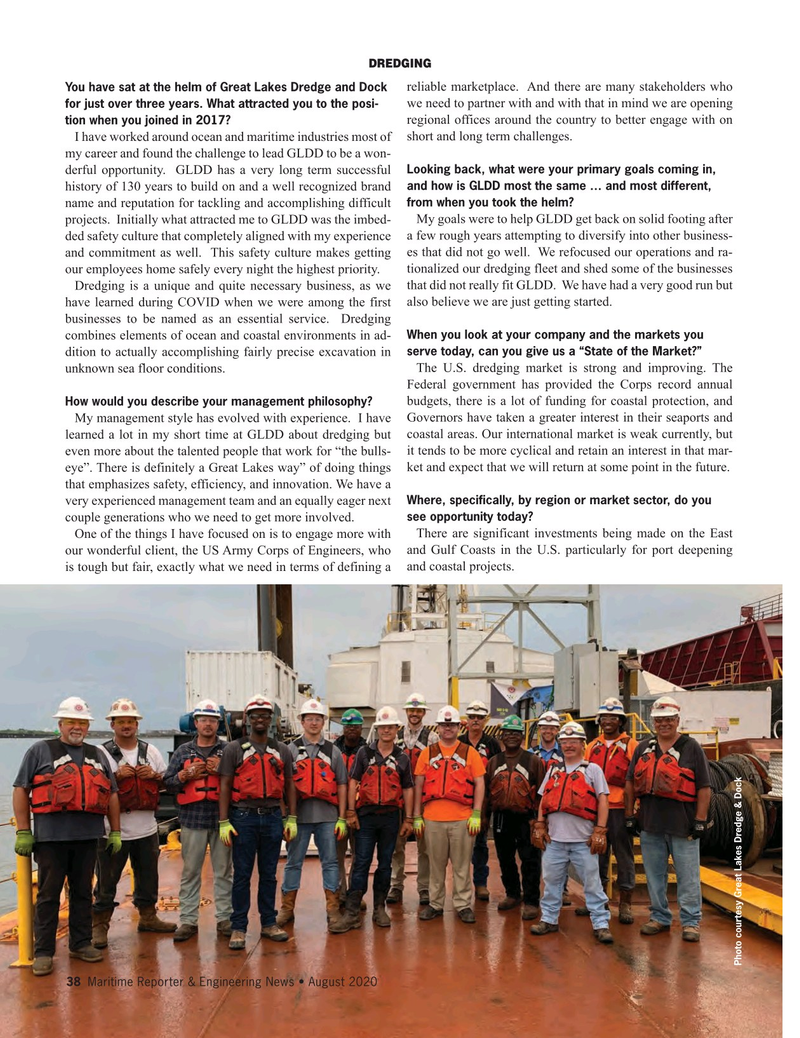 Maritime Reporter Magazine, page 38,  Aug 2020
