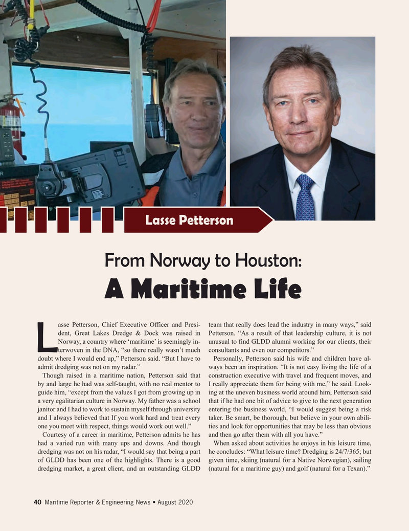 Maritime Reporter Magazine, page 40,  Aug 2020