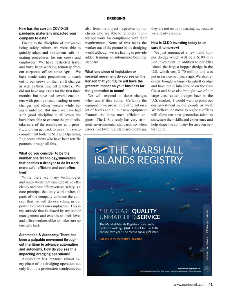 Maritime Reporter Magazine, page 41,  Aug 2020