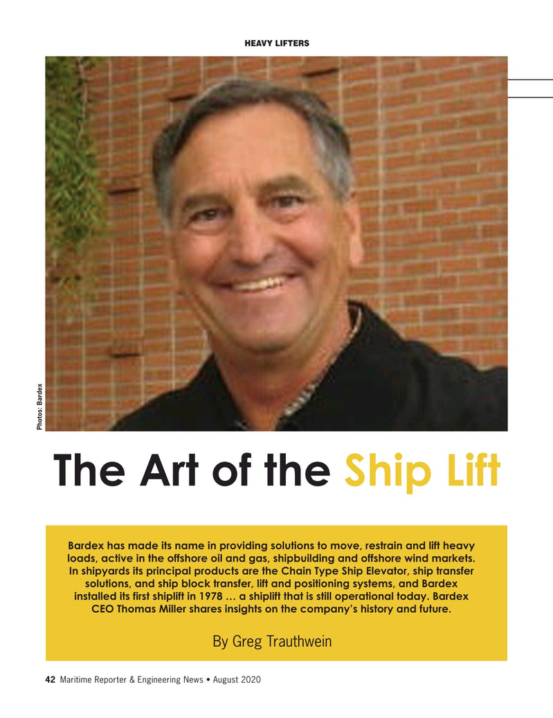 Maritime Reporter Magazine, page 42,  Aug 2020