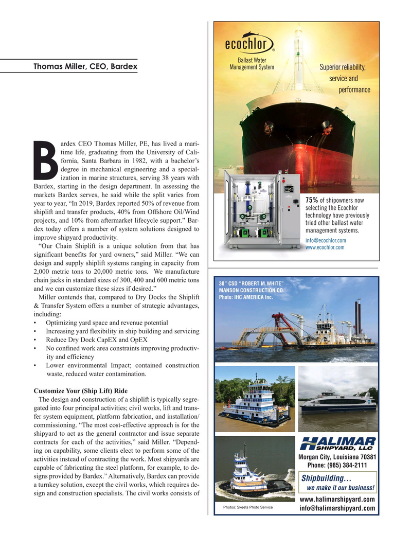 Maritime Reporter Magazine, page 43,  Aug 2020
