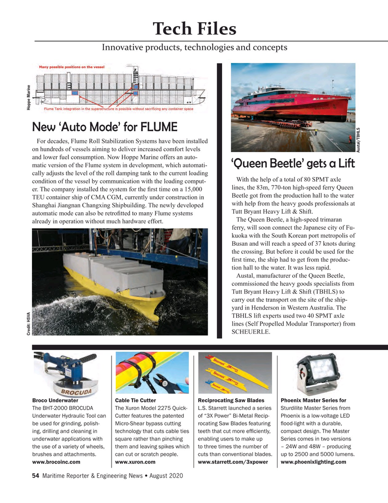 Maritime Reporter Magazine, page 54,  Aug 2020