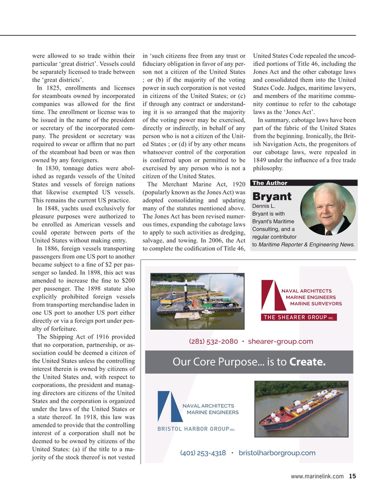 Maritime Reporter Magazine, page 15,  Sep 2020