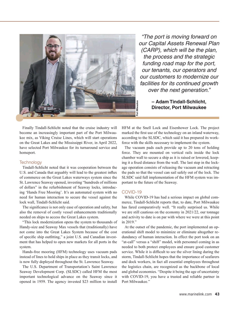 Maritime Reporter Magazine, page 43,  Oct 2020