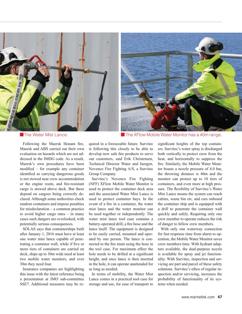 Maritime Reporter Magazine, page 47,  Oct 2020