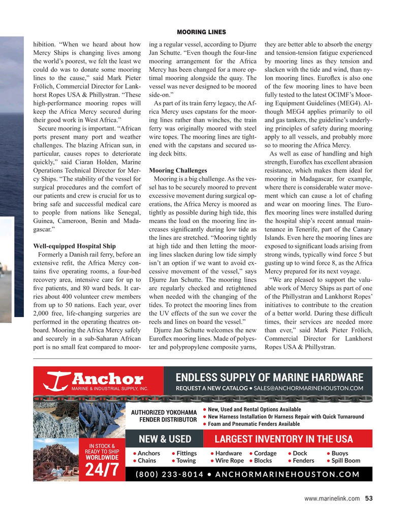 Maritime Reporter Magazine, page 53,  Oct 2020