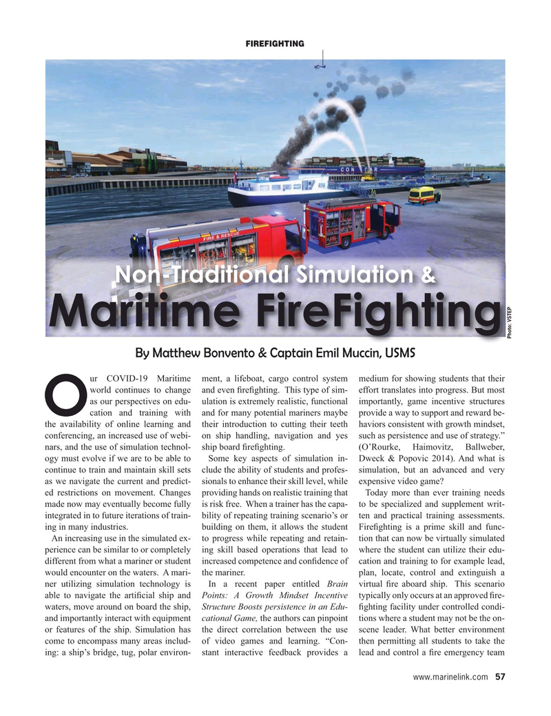 Maritime Reporter Magazine, page 57,  Nov 2020