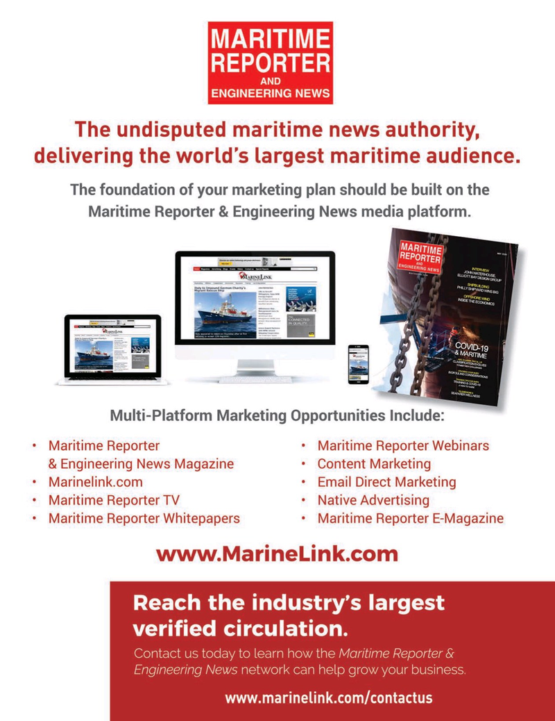 Maritime Reporter Magazine, page 73,  Nov 2020
