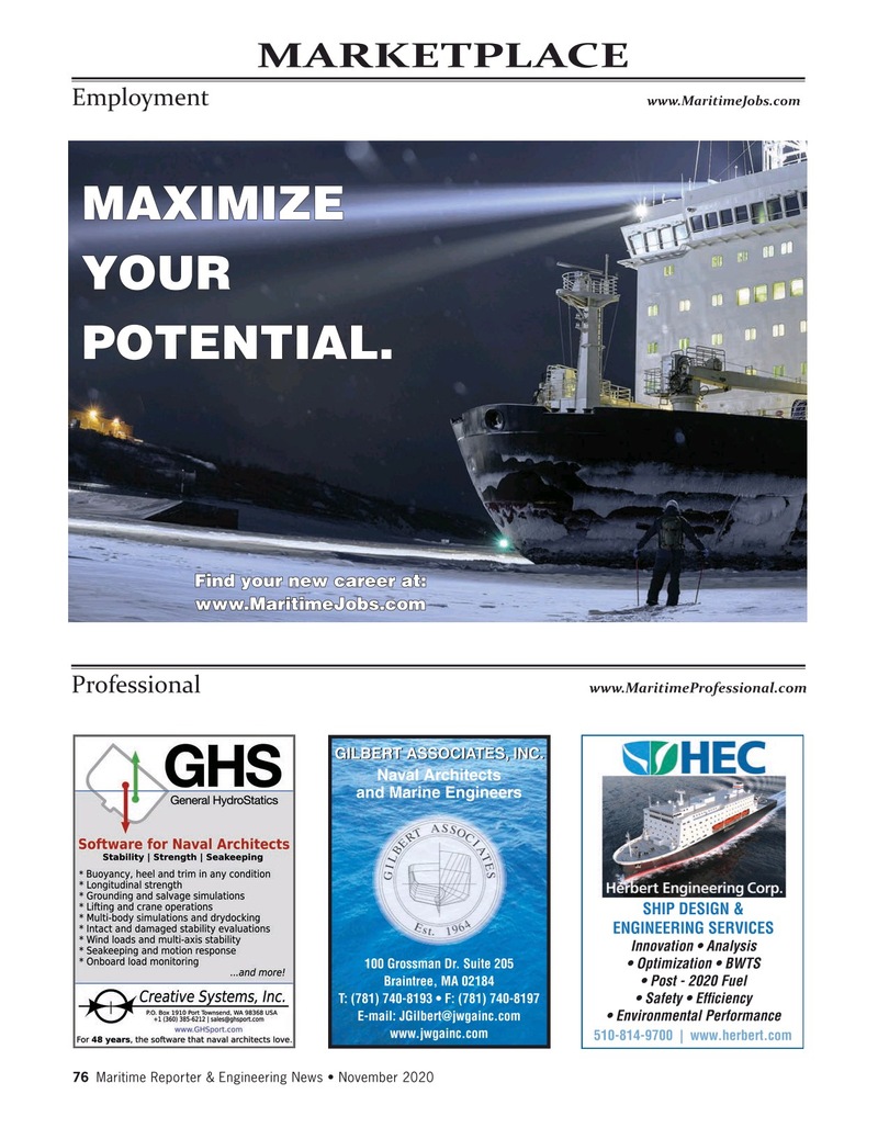 Maritime Reporter Magazine, page 76,  Nov 2020