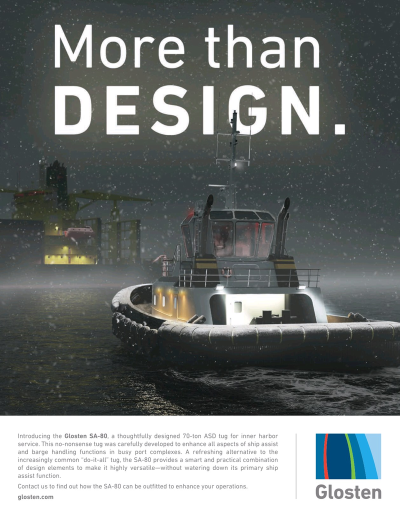 Maritime Reporter Magazine, page 2nd Cover,  Dec 2020