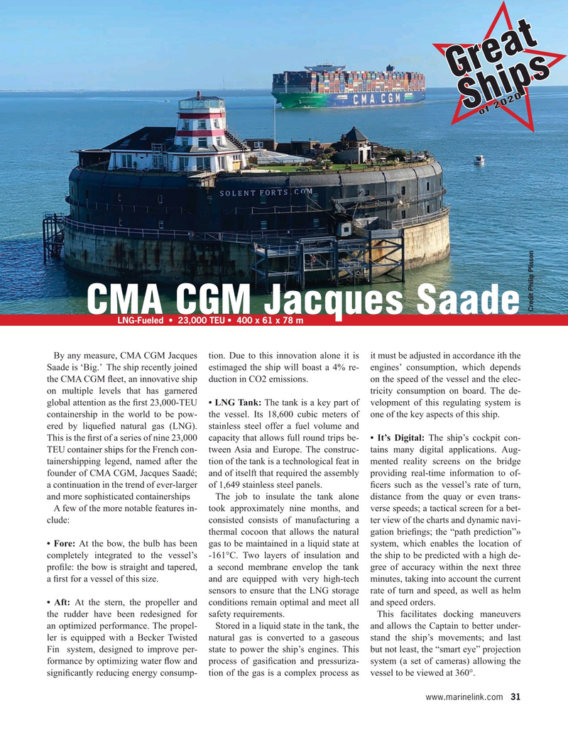 Maritime Reporter Magazine, page 31,  Dec 2020