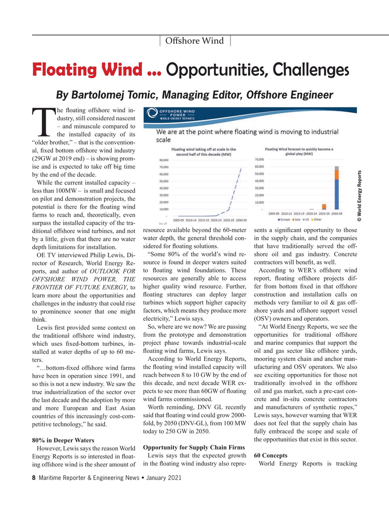 Maritime Reporter Magazine, page 8,  Jan 2021