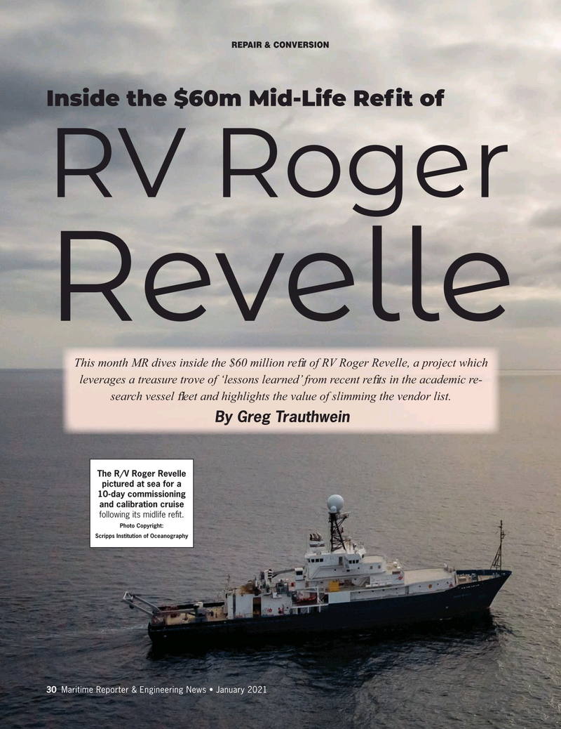 Maritime Reporter Magazine, page 30,  Jan 2021