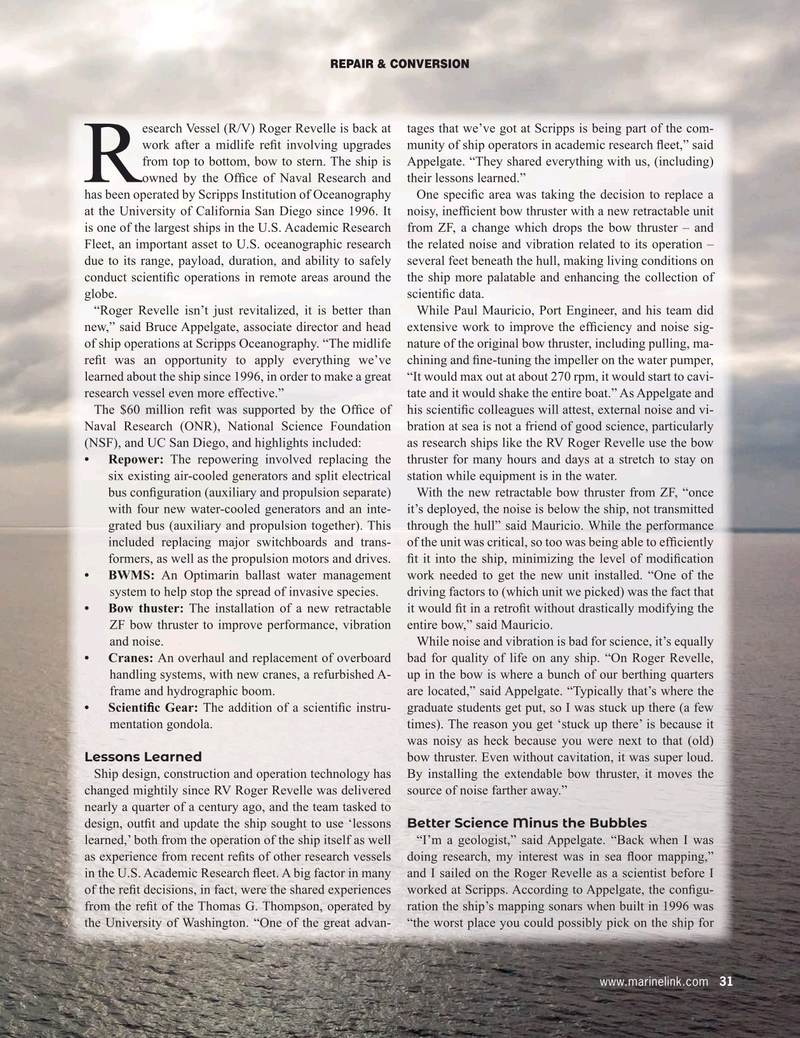 Maritime Reporter Magazine, page 31,  Jan 2021