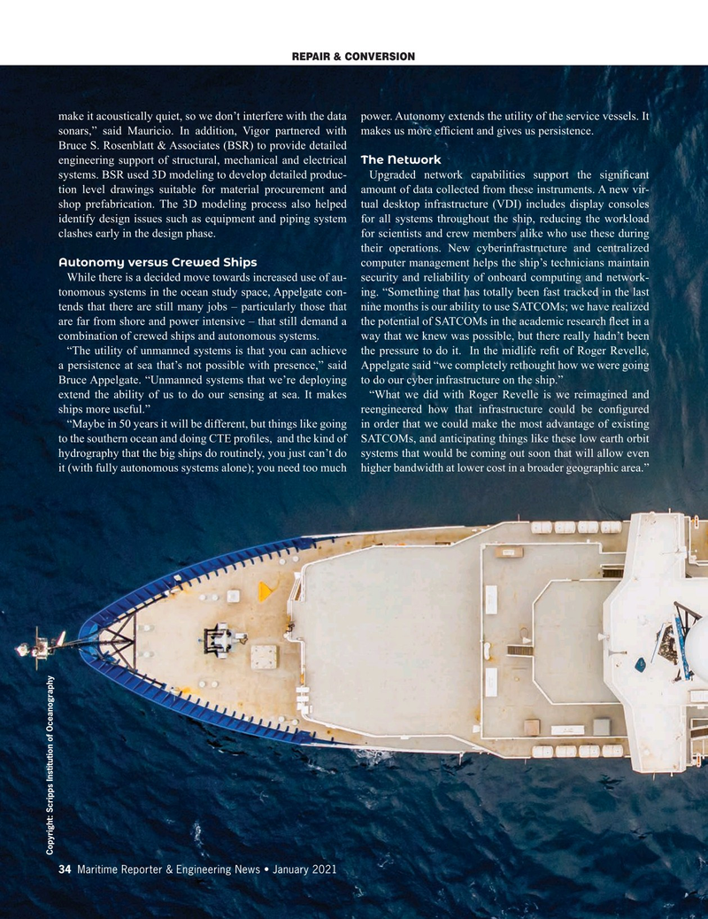 Maritime Reporter Magazine, page 34,  Jan 2021