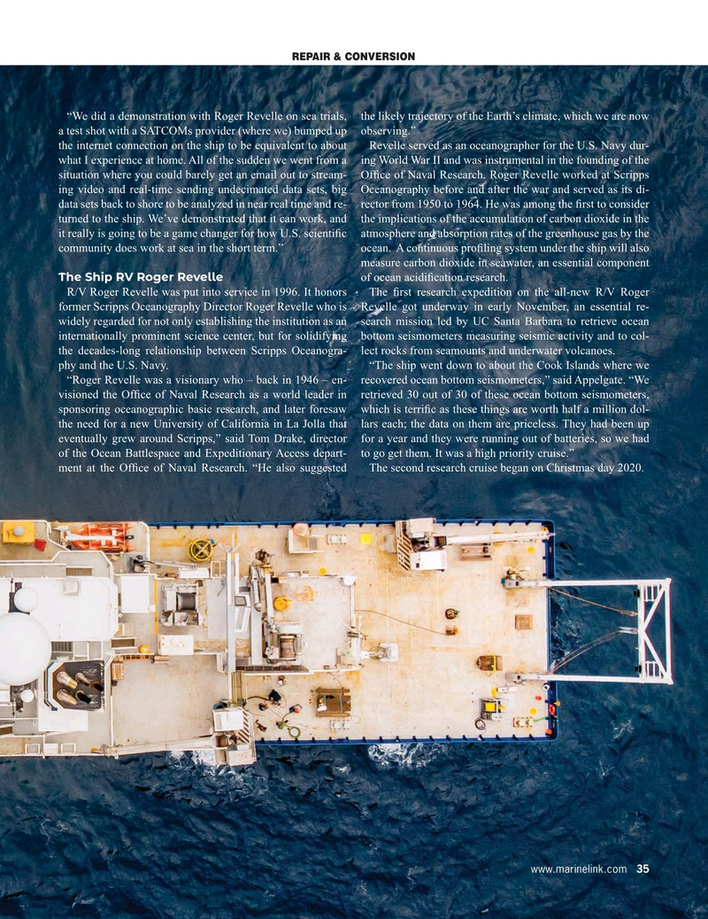 Maritime Reporter Magazine, page 35,  Jan 2021