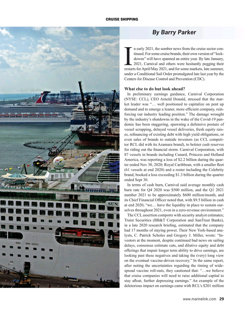 Maritime Reporter Magazine, page 29,  Feb 2021