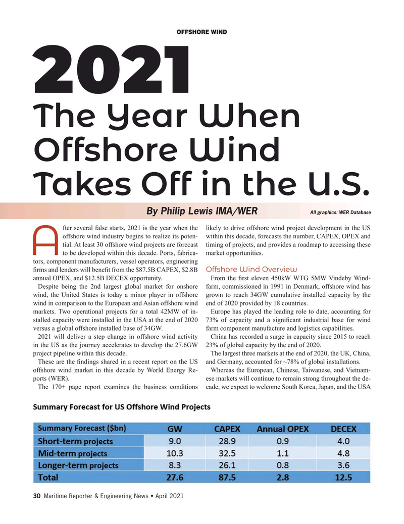 Maritime Reporter Magazine, page 30,  Apr 2021