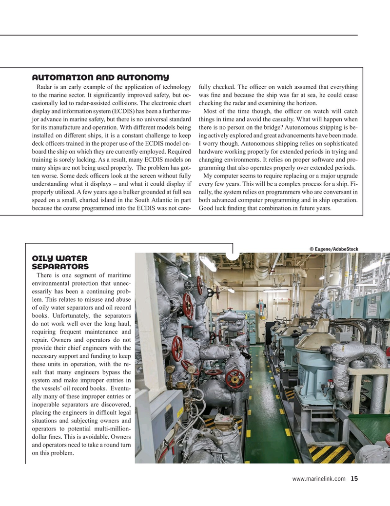 Maritime Reporter Magazine, page 15,  May 2021