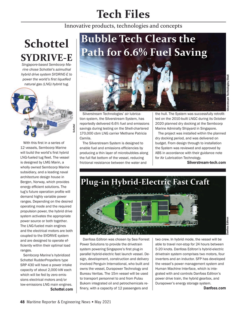 Maritime Reporter Magazine, page 48,  May 2021