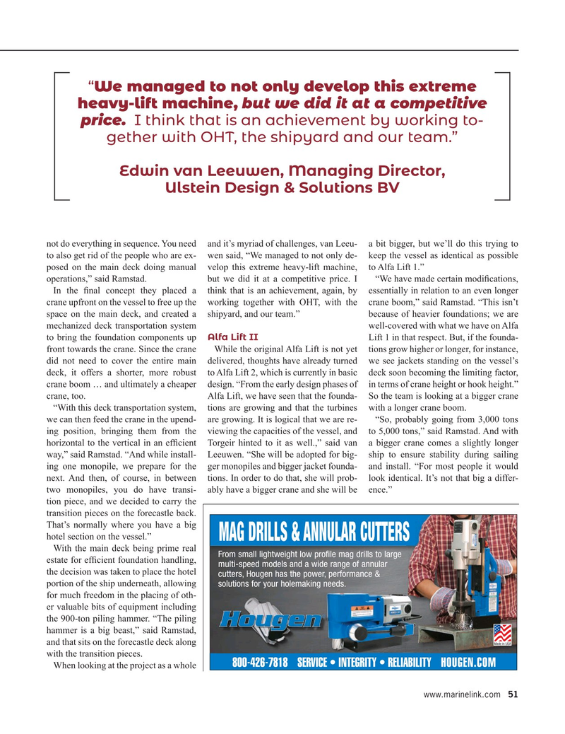 Maritime Reporter Magazine, page 51,  May 2021