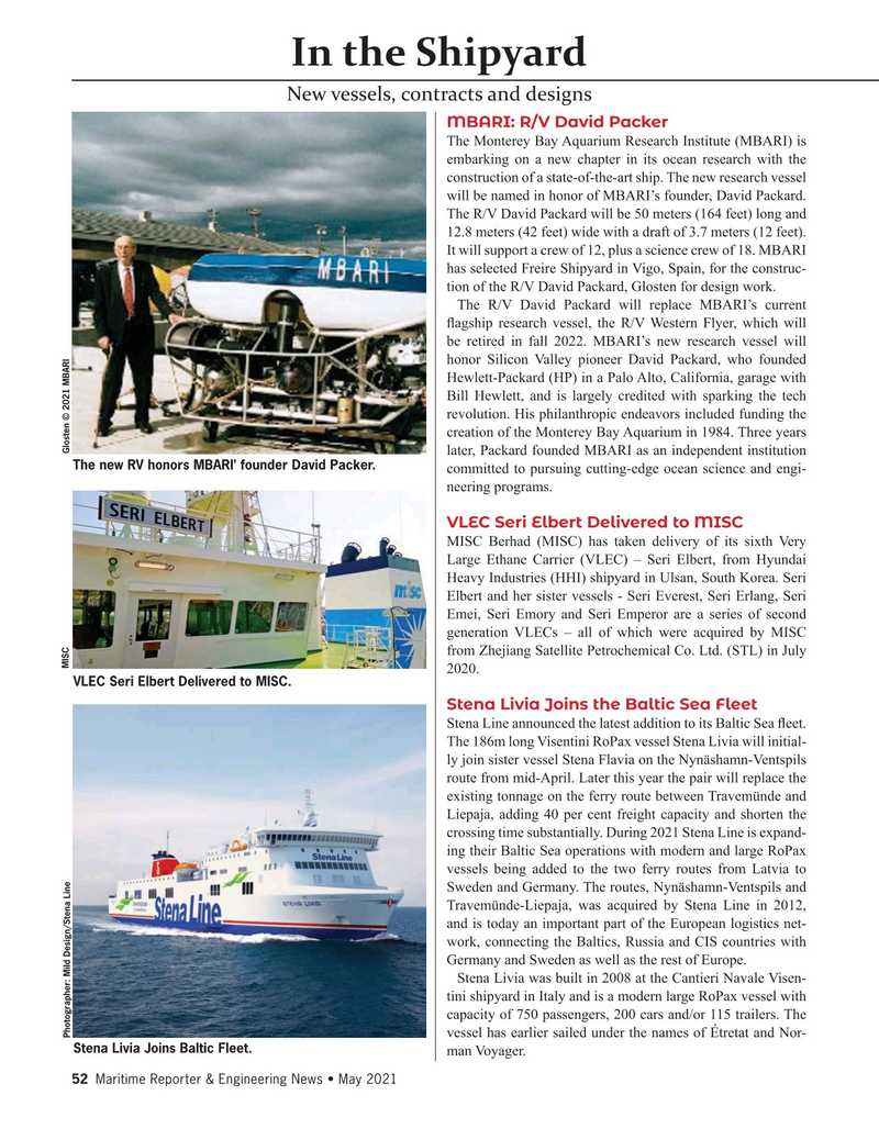 Maritime Reporter Magazine, page 52,  May 2021