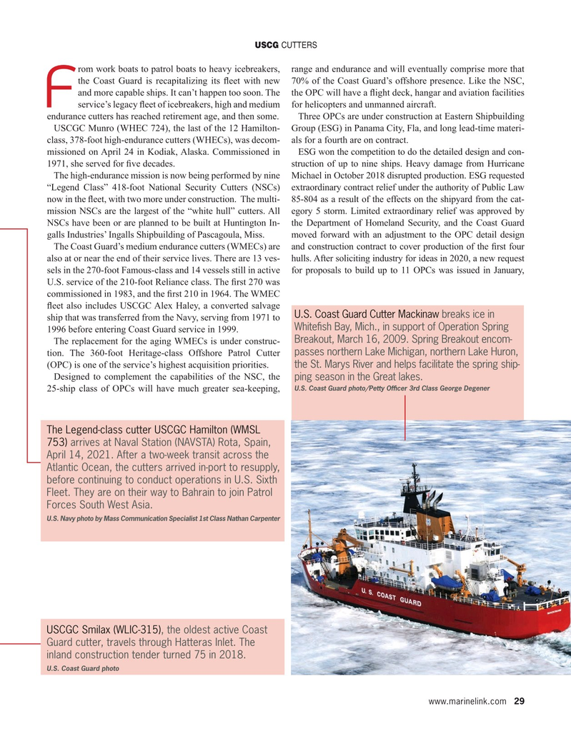 Maritime Reporter Magazine, page 29,  Jun 2021