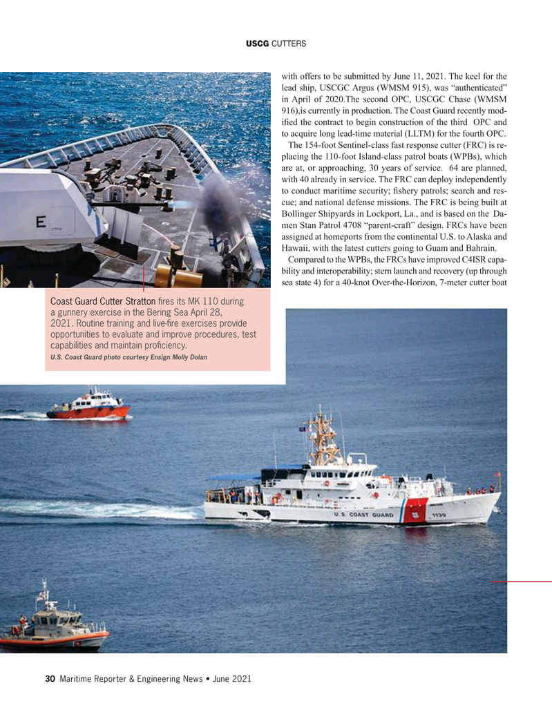 Maritime Reporter Magazine, page 30,  Jun 2021