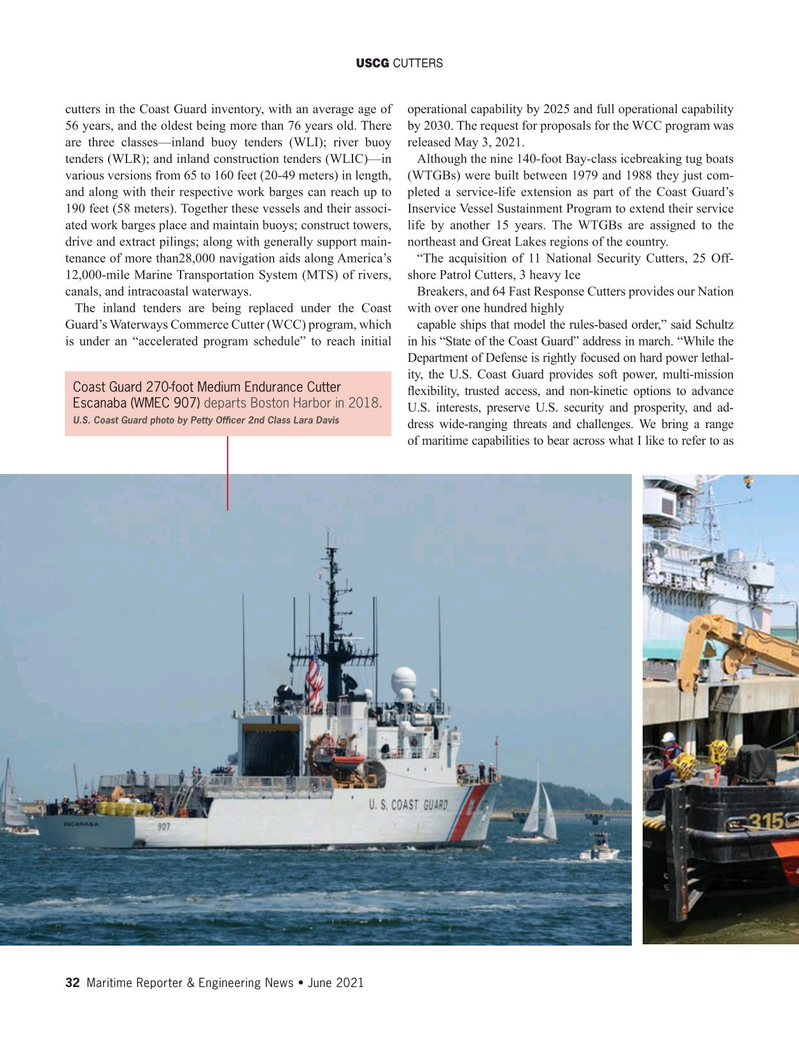 Maritime Reporter Magazine, page 32,  Jun 2021