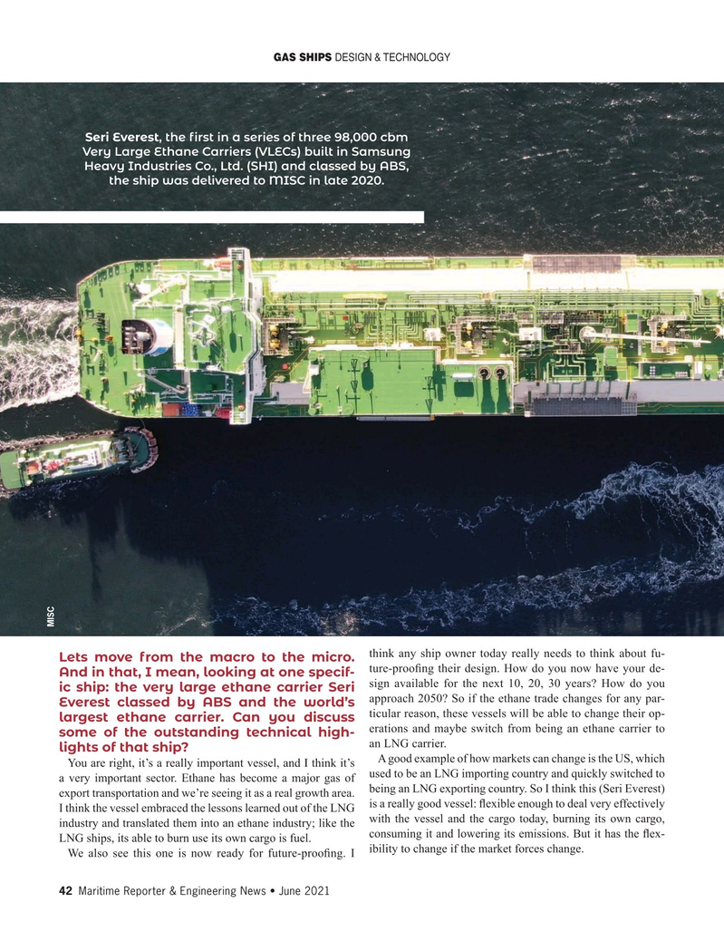 Maritime Reporter Magazine, page 42,  Jun 2021
