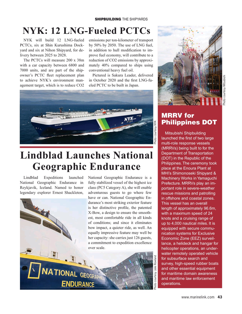 Maritime Reporter Magazine, page 43,  Aug 2021