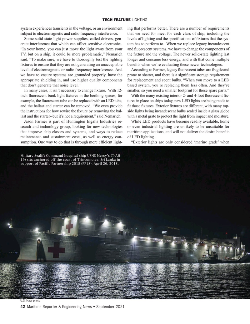 Maritime Reporter Magazine, page 42,  Sep 2021