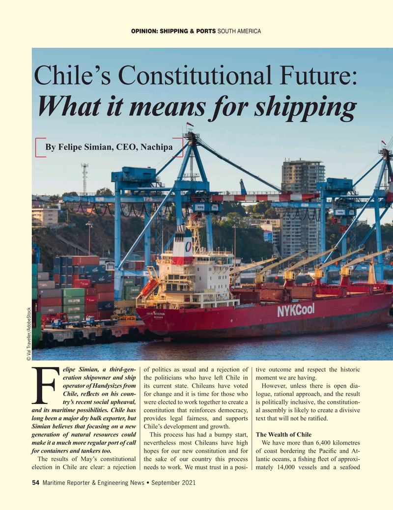 Maritime Reporter Magazine, page 54,  Sep 2021