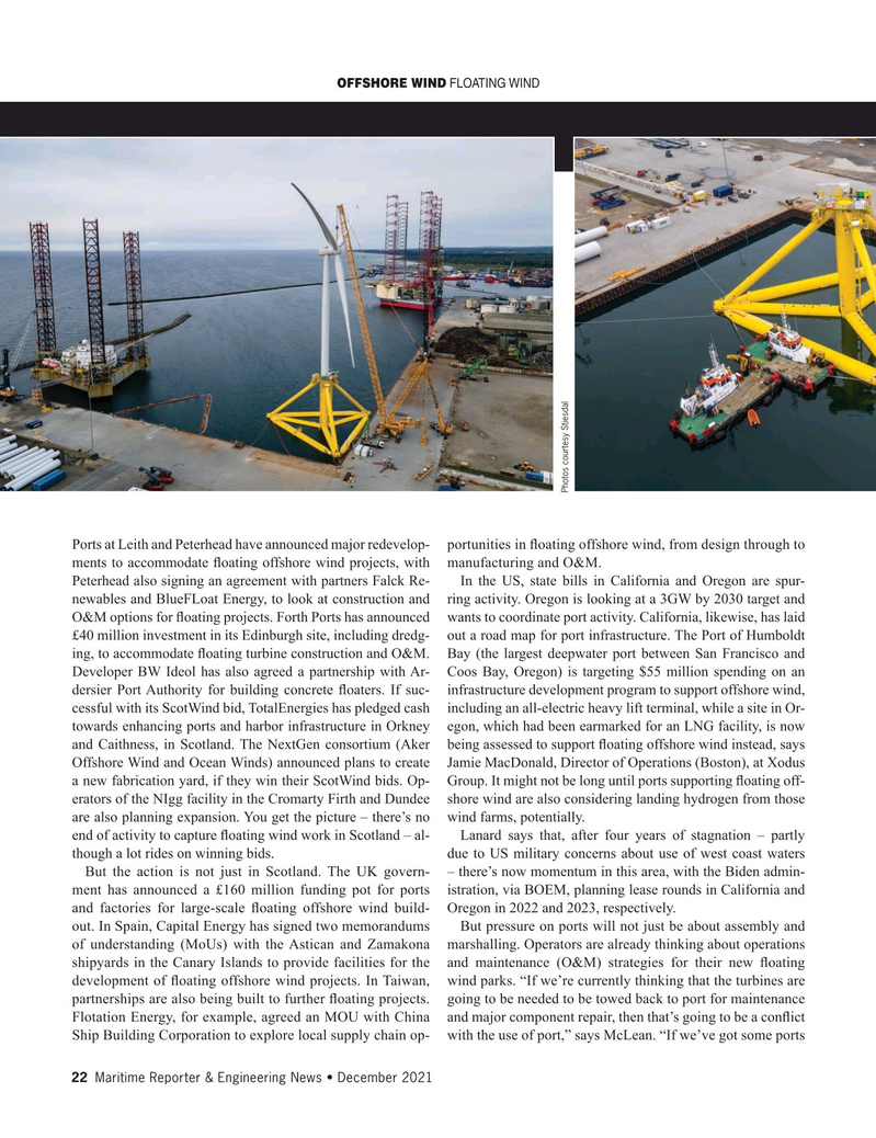 Maritime Reporter Magazine, page 22,  Dec 2021