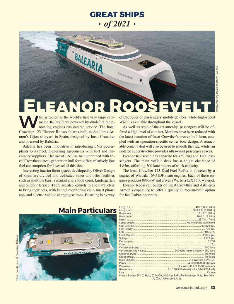 Maritime Reporter Magazine, page 33,  Dec 2021