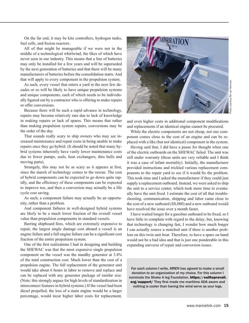 Maritime Reporter Magazine, page 15,  Jan 2022