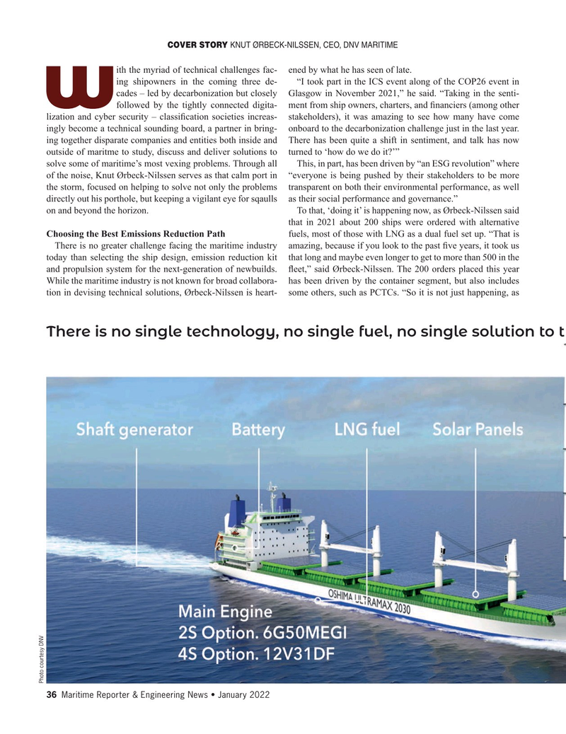Maritime Reporter Magazine, page 36,  Jan 2022