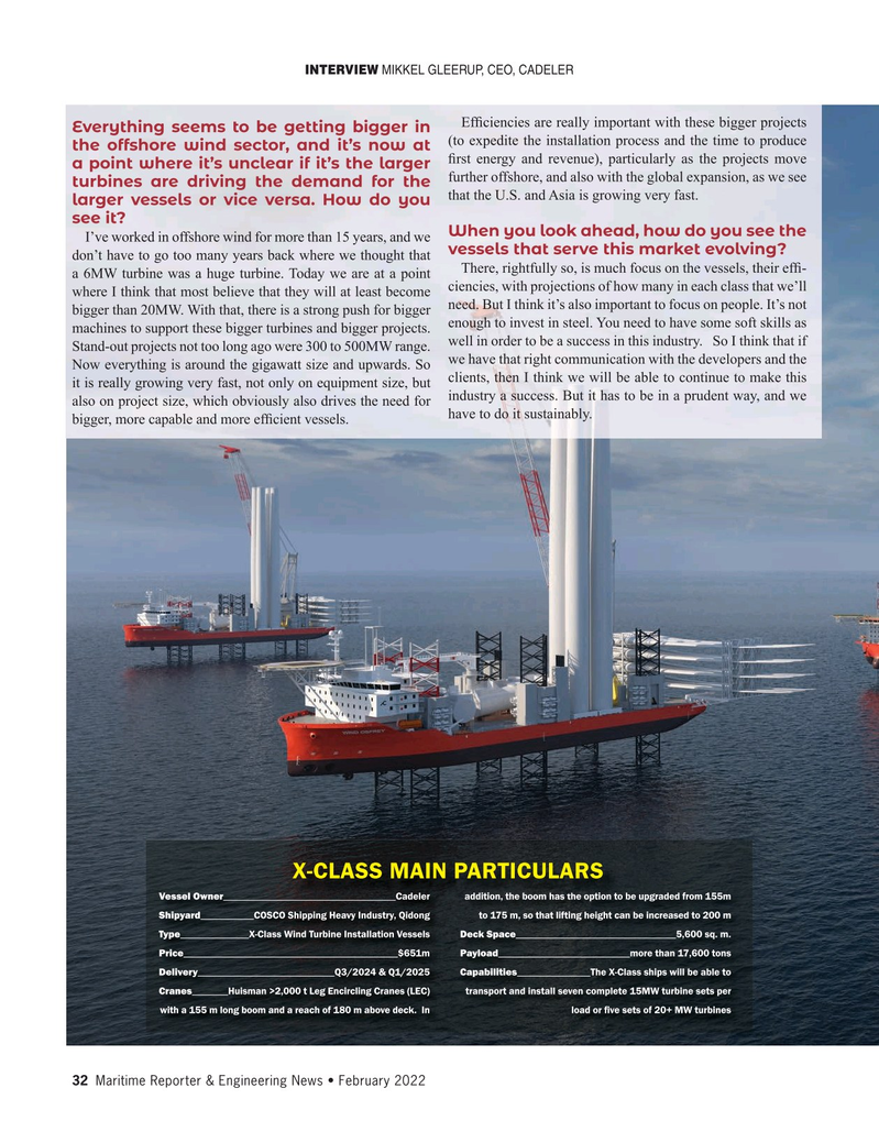 Maritime Reporter Magazine, page 32,  Feb 2022