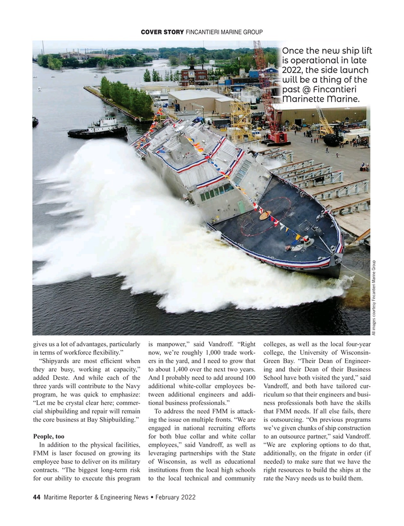Maritime Reporter Magazine, page 44,  Feb 2022
