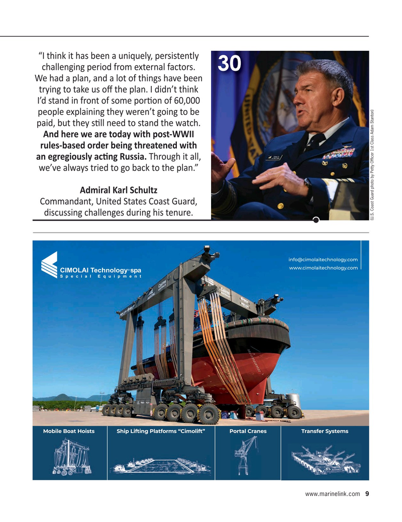 Maritime Reporter Magazine, page 9,  Apr 2022