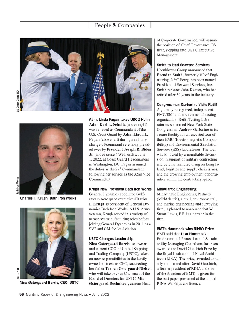 Maritime Reporter Magazine, page 56,  Jun 2022