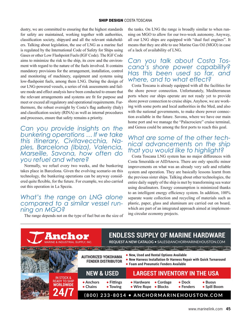 Maritime Reporter Magazine, page 45,  Sep 2022