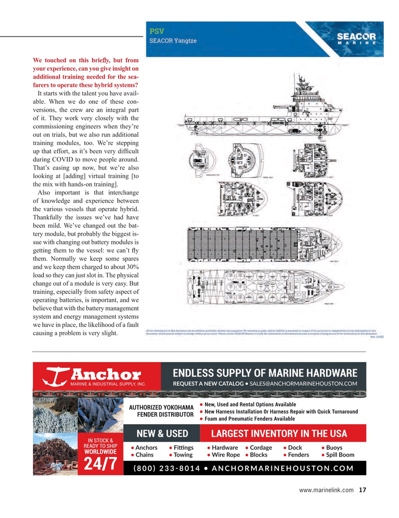 Maritime Reporter Magazine, page 17,  Jan 2023