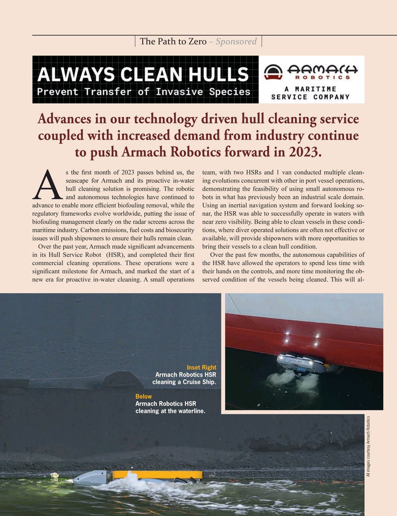 Maritime Reporter Magazine, page 14,  Feb 2023