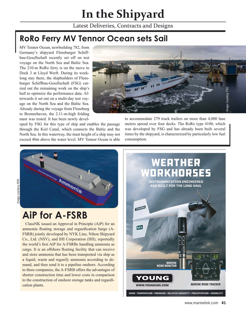 Maritime Reporter Magazine, page 41,  Feb 2023