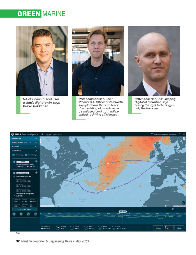 Maritime Reporter Magazine, page 32,  May 2023