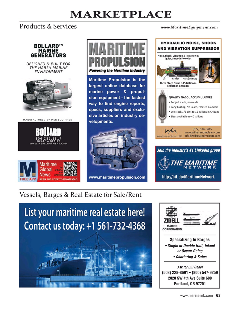 Maritime Reporter Magazine, page 63,  Sep 2023