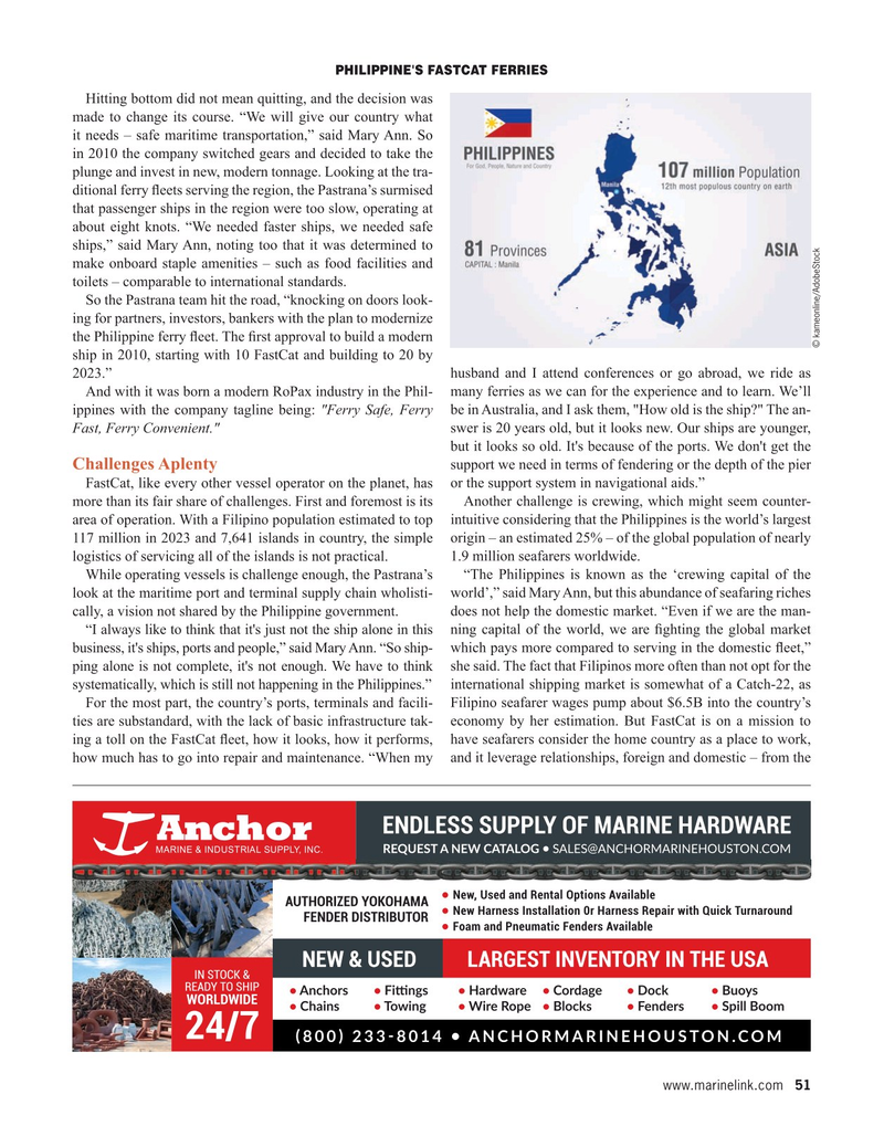 Maritime Reporter Magazine, page 51,  Nov 2023